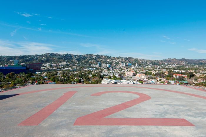 Photo of the Helipad and view