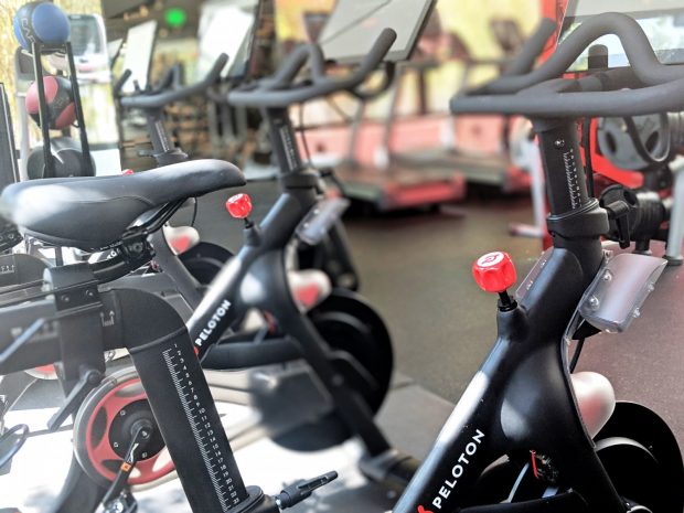 Photo of the Peloton Bikes at SoFit