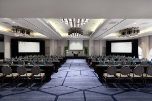 Photo of the Beverly Ballroom Setup in Classroom Style