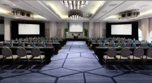 Photo of the Beverly Ballroom Setup in Classroom Style