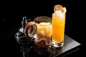 Photo of the yoga deck cocktail