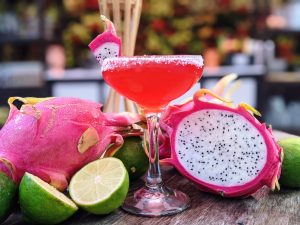 Photo of the dragonfruit cocktail
