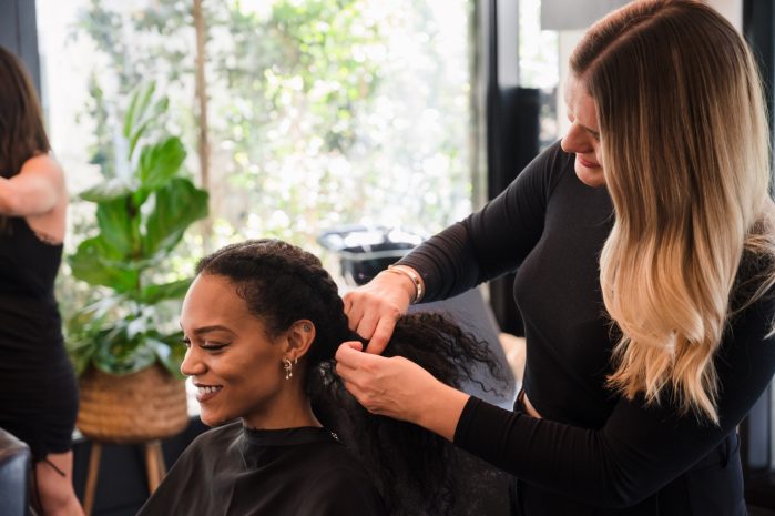 Photo of hair styling