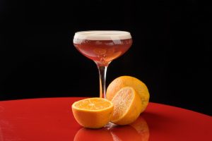 Photo of the Black diamond sidecar cocktail