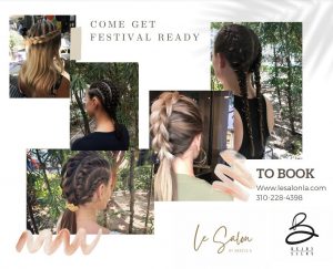 Photo of Festival Hair string at the Salon and BReady