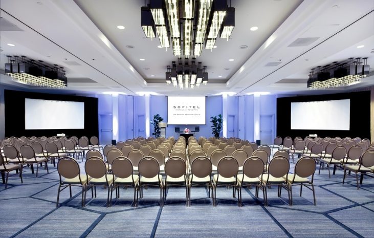 Photo of the hotel Sofitel Los Angeles at Beverly Hills: Beverly ballroom theatre blue white low rez