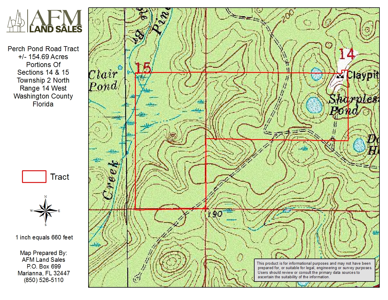 154 acres in Washington County, Florida