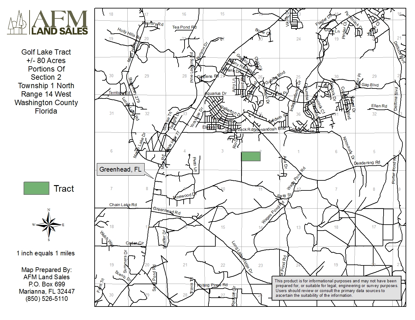 Wausau, Washington County, FL Timberland Property for sale Property ID