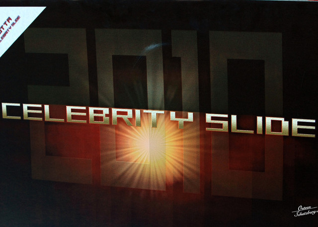  	 2010 ARHA Celebrity Slide  - Celebrity Slide Poster for the event.