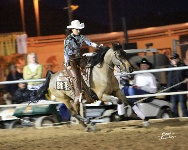 2010 ARHA Celebrity Slide - English rider Carmel Rooker.