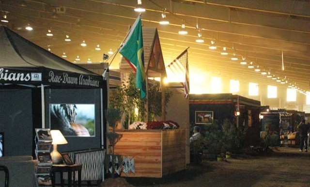 Dusk - During the afternoon break, I wandered through the stall areas to see all the setups. The late afternoon sun was setting on another beautiful day in Tulsa. 