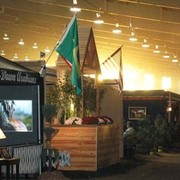 Dusk - During the afternoon break, I wandered through the stall areas to see all the setups. The late afternoon sun was setting on another beautiful day in Tulsa. 