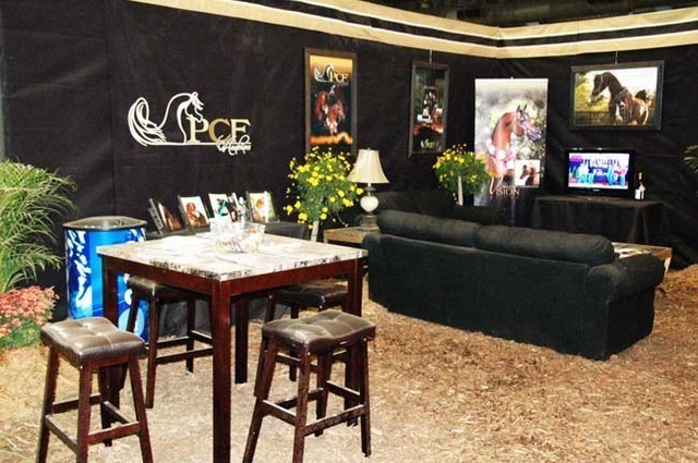 Peacemaker Farm - All was quiet at the Peacemaker Farm stalls - it was the quiet before the storm when the halter classes start on Tuesday.