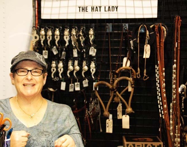Terry Dearing - The Hat Lady - It wouldn't be a great horse show without The Hat Lady - also known as the Terry Dearing! Terry carries awesome clothes and accessories; many can be personalized right at the show for a special memento of your time in Tulsa. 