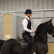 Arabhorse.com's very own Eric Mendrysa riding his new horse