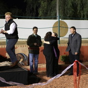 David Boggs, presenting an 5 year Anniversary award to Scott Bailey, Cat McKenna and David Cains for the success of the farm tours... thanks to Team Midwest for their thoughtfulness .... 
