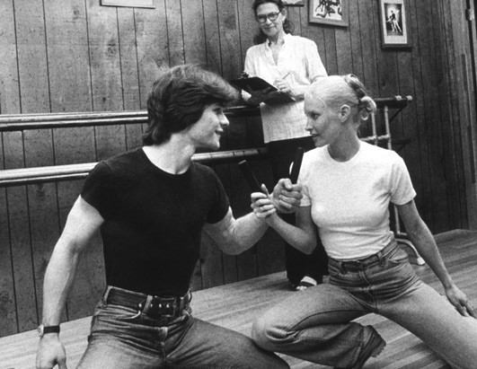 Patrick Swayze & wife Lisa Niemi.