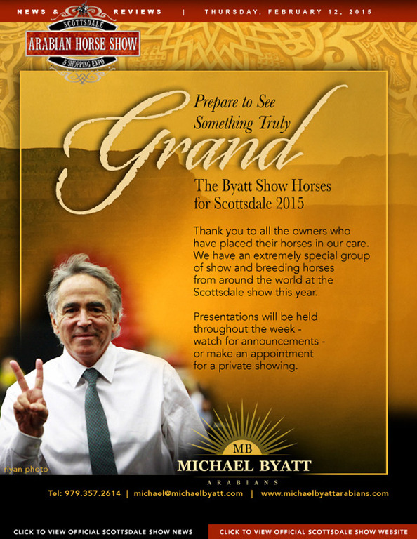 Scottsdale Show News - Thursday February 12, 2015