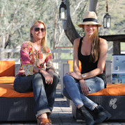 At  Dolce Cavallo with Irina Stigler and Erin Naas