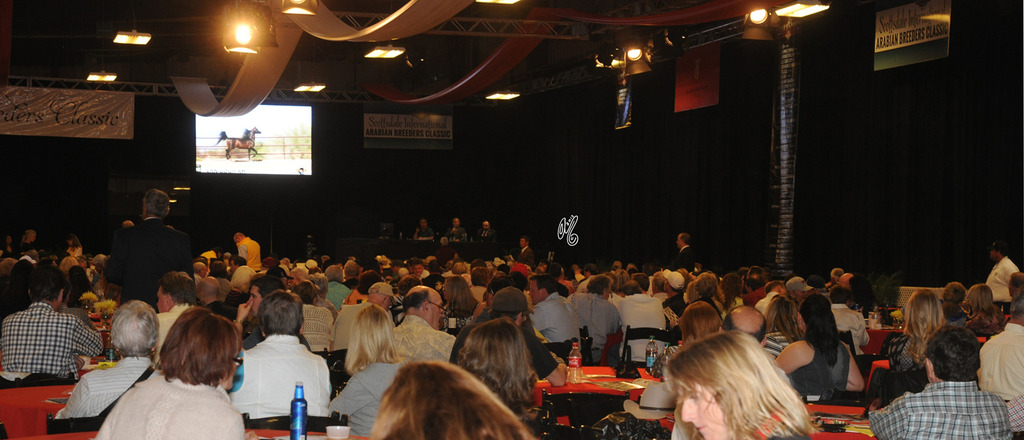 The South Hall ready for the Scottsdale Signature Stallion Auction