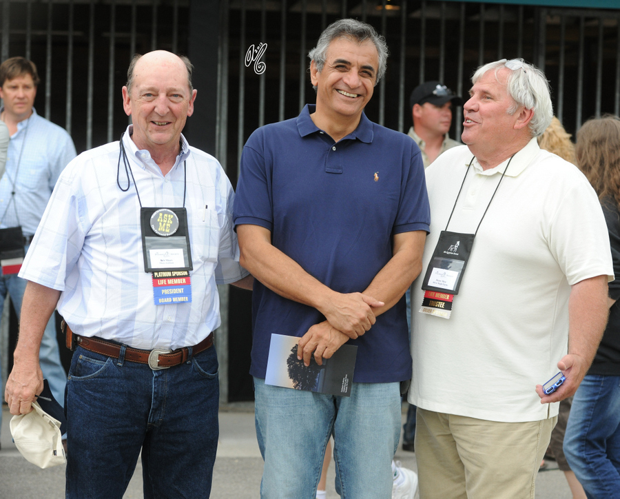 2013: TPS President Bob Miars, Omar Sakr (Sakr Arabians)  and Henry Metz (Silver Maple Farm)
