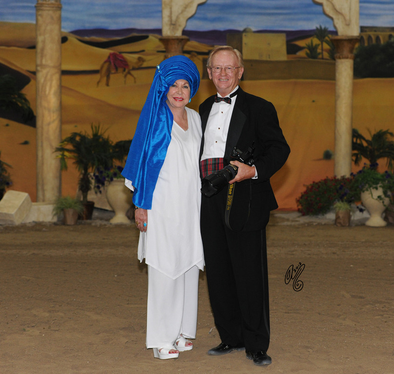 2012: US EE official show photographer Don Stine with Judith Forbis