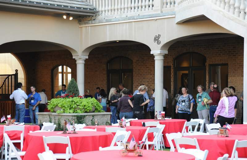 The meals were served TEXAS Style!