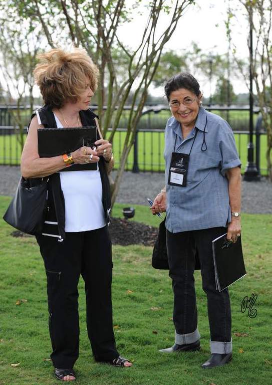 In groups, learning about Judging from a show ring perspective