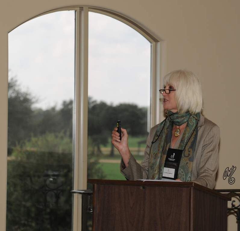 Cynthia Culbertson speaking on the topic of  “The Desert Tradition: Reality and Romance"