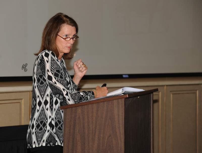 Lisa Lacy speaking on the topic of “The Making of Standards: A Model from The Pyramid Society” 