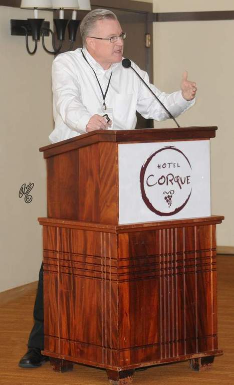 The Pyramid Society Chair, Keri Wright, opened the conference