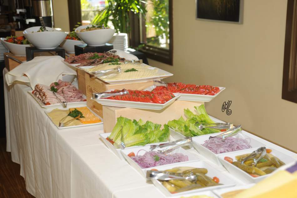 A beautiful spread of food for Saturday's lunch!
