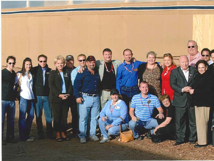 Debbie and her AHA colleagues hosting Arabian breeders  from Russia. Photo by Stuart Vesty