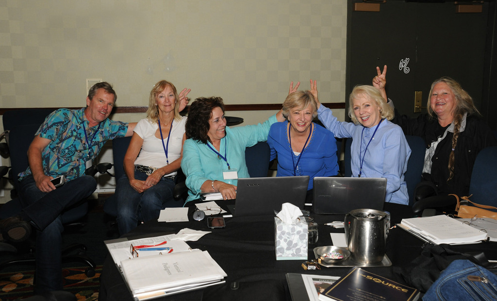 The Groups--yep that's Anna..."Queen of the Bunny Ears"...