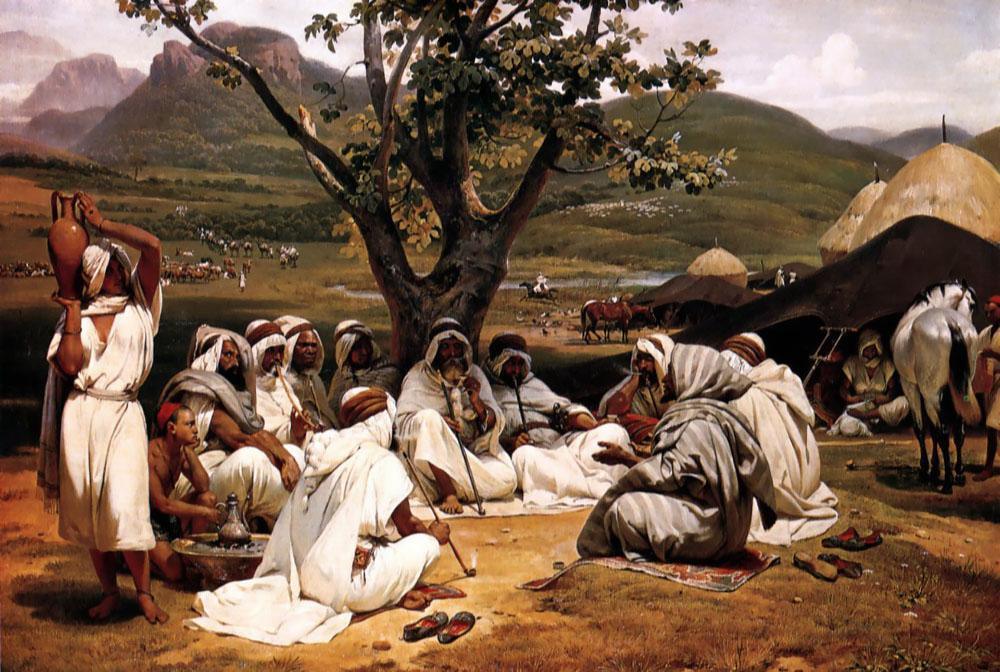 “The Arab Tale-Teller,” by Horace Vernet, portraying a "Gathering of Tribes"
