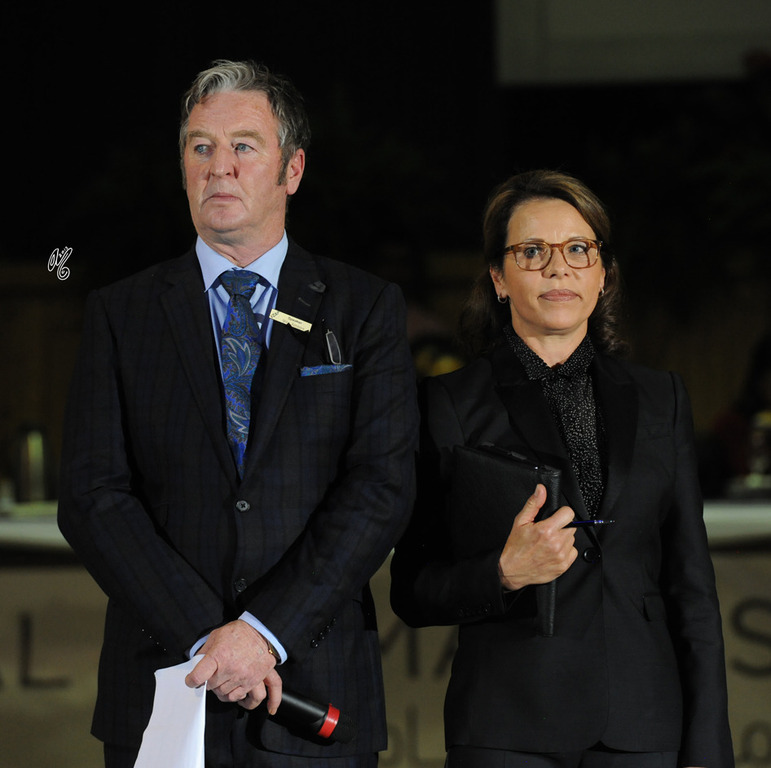 Mike Ashmore and Judge Retata Schibler (Switzerland)