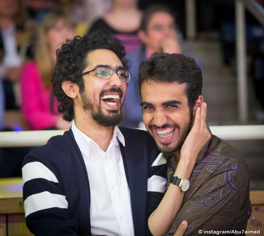Fahad Al Dobaikhi and Faisal Al Jofain (r-to-l), photo by Mohammed Abu Haimed  
