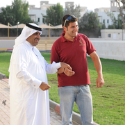 Sheikh Hamad bin Ali Al Thani and Alessio Scaramella