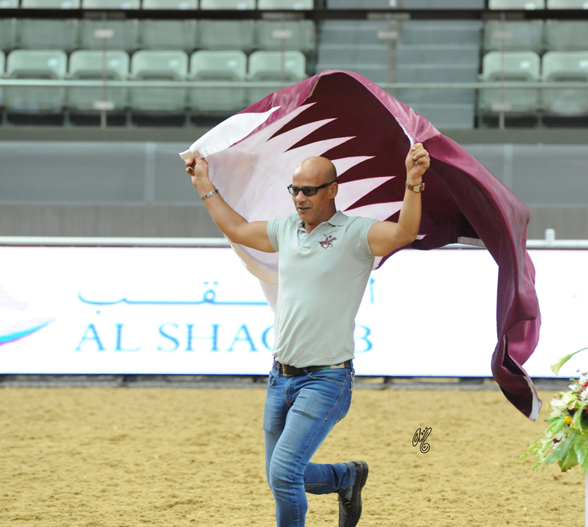 Senior Stallion Gold Champion: Farhoud Al Shaqab  (Al Adeed Al Shaqab X Johara Al Shaqab) 