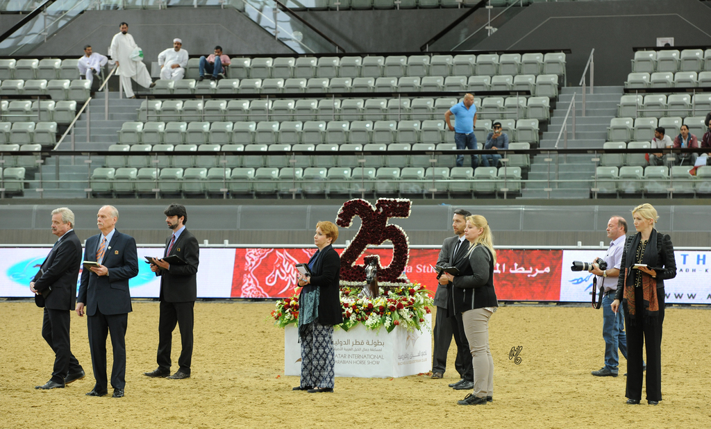 The 25th Qatar International Arabian Horse show panel of Judges
