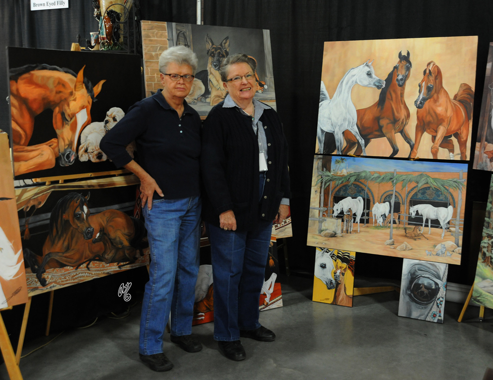 Commercial Exhibitor: Artist Judith Wagner and Deanna McNeilly of Windborne Video