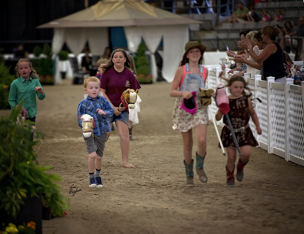 Youth Activities: Stick horse competition. Photo by Lori Ricigliano