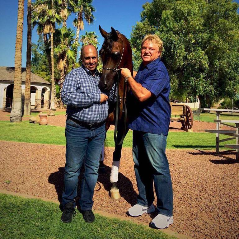 2016 at Midwest (USA): Sheikh Hamad and David Boggs with Kahil Al Shaqab