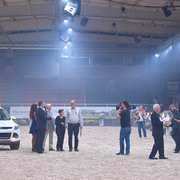 A Ford Kuga donated by Ajman Stud to raise funds for a charity foundation dedicated to children suffereing with cancer.