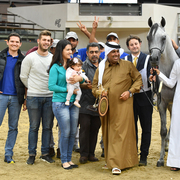 Junior Colt Gold Champion: Medan Al Shaqab (Faroud Al Shaqab X Abha Myra)