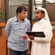 Instructor Mohamed Machmoum and Khalid Al Jehani