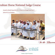 Lisa Abraham: Arabian Horse National Judge Course sponsored by Al Shaqab Stud (QAT)