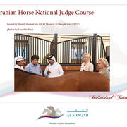 Lisa Abraham: Arabian Horse National Judge Course sponsored by Al Shaqab Stud (QAT)