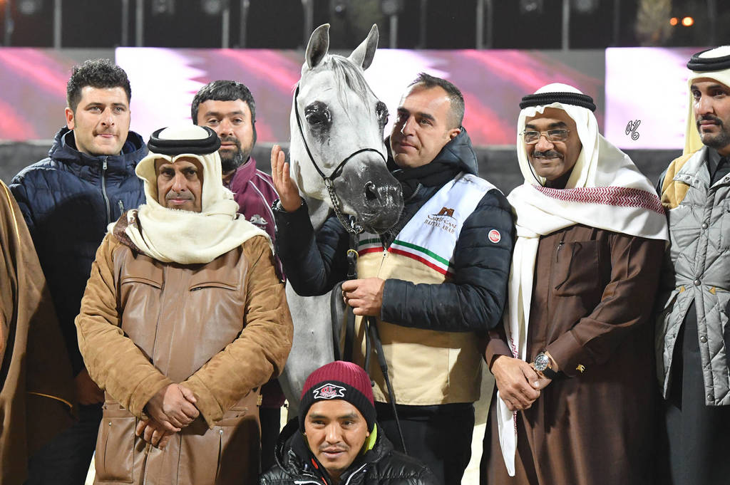 Senior Mare Gold  Champion: Menouah Al Rayyan (Fares Al Rayyan X Bint Messoudah M HP)