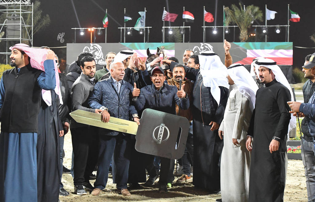 Yearling Colt Gold Champion:Jarrah Al Wafi (Dahes Al Rayyan X Shaikha Al Wafy)